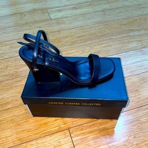 Black High Heel Sandals